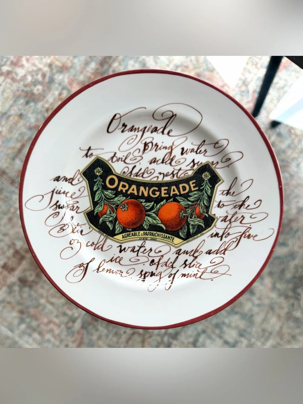Williams-Sonoma Rosanna Harvest Market Dessert Plates – Set of 6 w/ Original Box